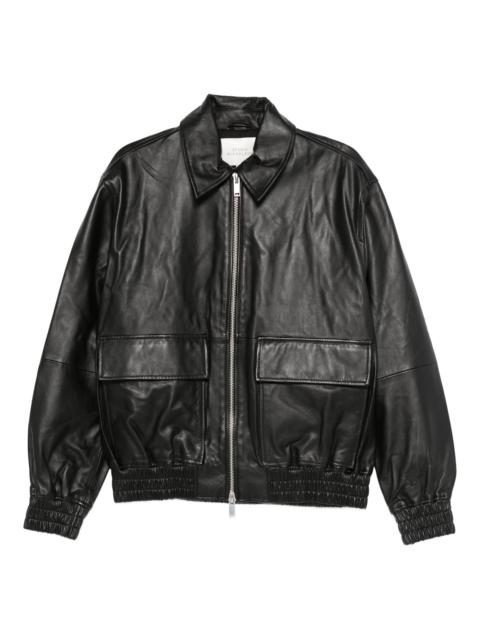 Studio Nicholson Studio Nicholson Piston Leather Jacket