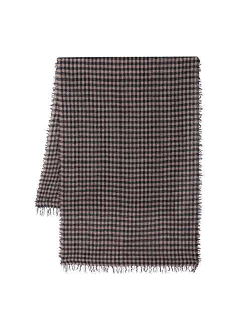 Faliero Sarti check-print scarf