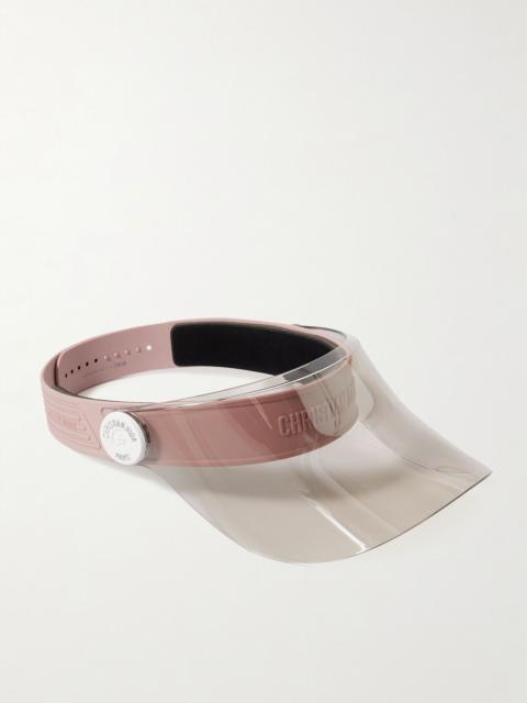 Dior DiorPacific V1U Perspex and rubber visor Pink