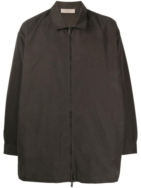 ESSENTIALS cotton-blend lightweight jacket