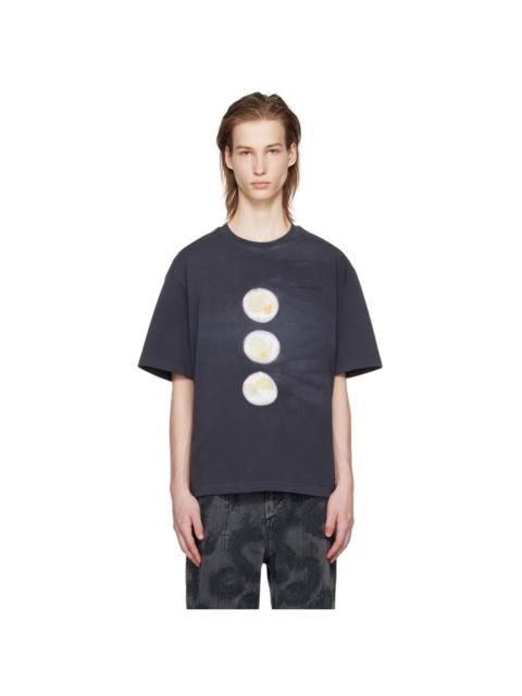 FENG CHEN WANG Black Plant Dye T-Shirt