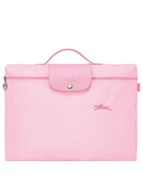 Longchamp Le Pliage Green S Briefcase Pink - Recycled canvas