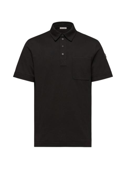 Moncler piqué polo shirt