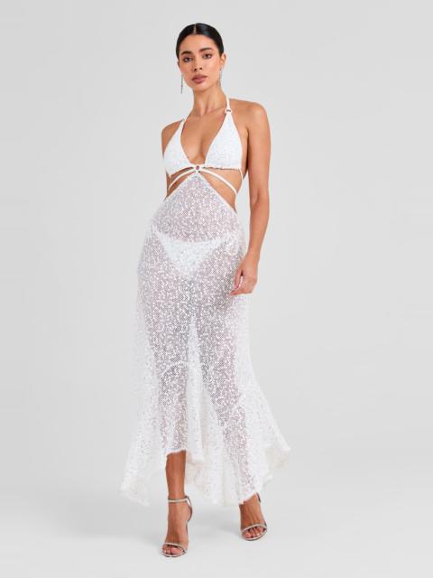 NADINE MERABI Elsa White Skirt