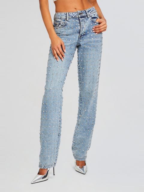 RETROFÊTE VERO EMBELLISHED DENIM PANT