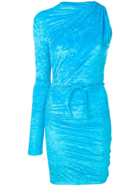 BALENCIAGA draped mini dress