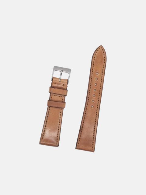 J. PRESS MADE-IN-USA HONEY BROWN SHELL CORDOVAN WATCH STRAP