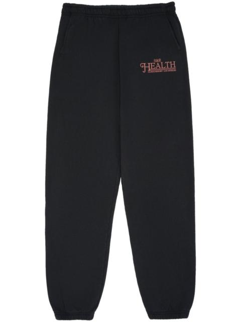 Sporty & Rich SR Health Resort cotton track pants