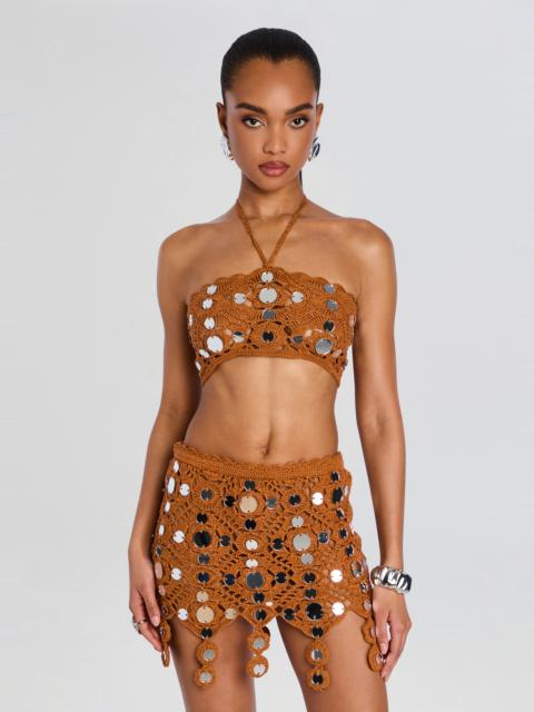 RETROFÊTE ENORA CROCHET TOP