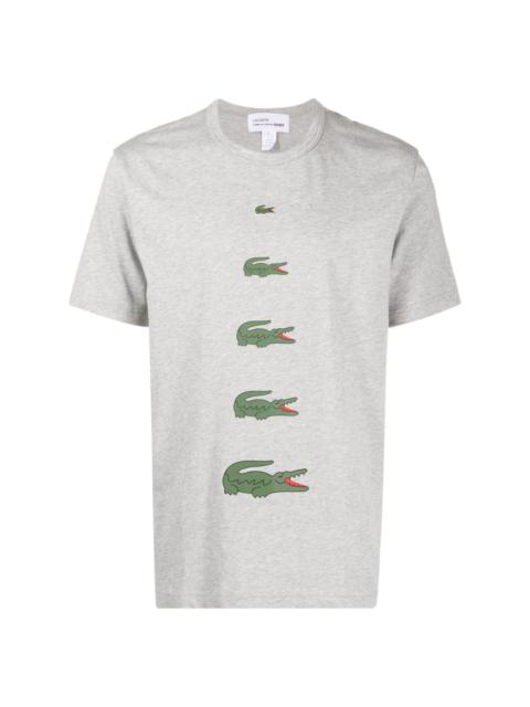 Comme des Garçons SHIRT x Lacoste logo-print cotton T-shirt
