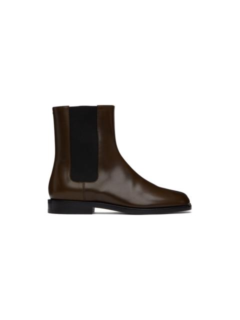 Maison Margiela Brown Beatles Tabi Boots