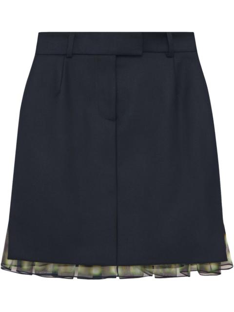 16ARLINGTON Moss mini skirt