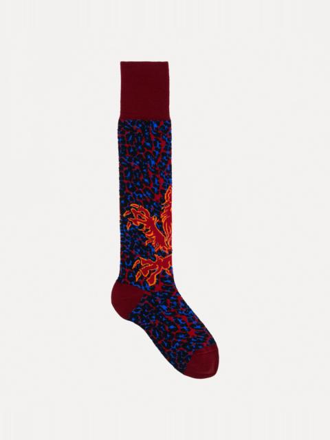 Vivienne Westwood LEOPARD HIGH SOCK