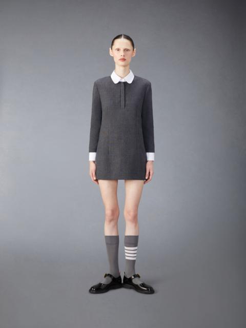 Thom Browne Wool Mini Shift Dress