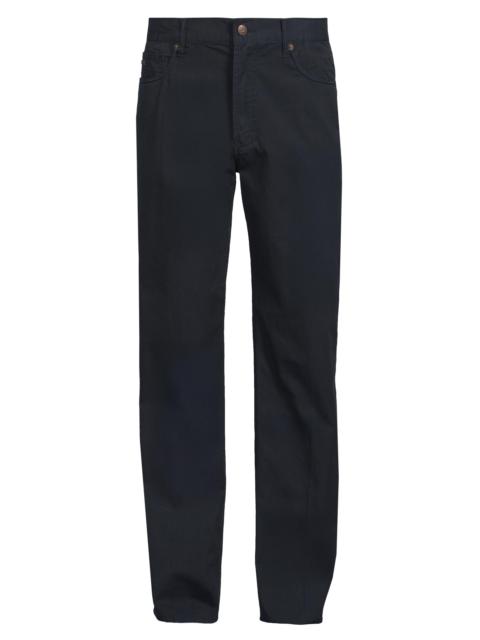EMPORIO ARMANI Men's 5-Pocket Cotton Straight-Leg Pants - Navy