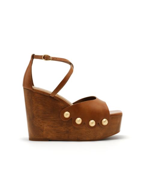 Cult Gaia Orly Platform Leather Sandals