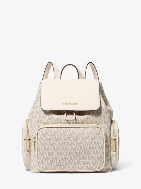 MICHAEL KORS Merritt Small Signature Logo Cargo Backpack