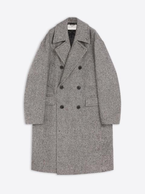 Dries Van Noten OVERSIZED WOOL TWEED COAT
