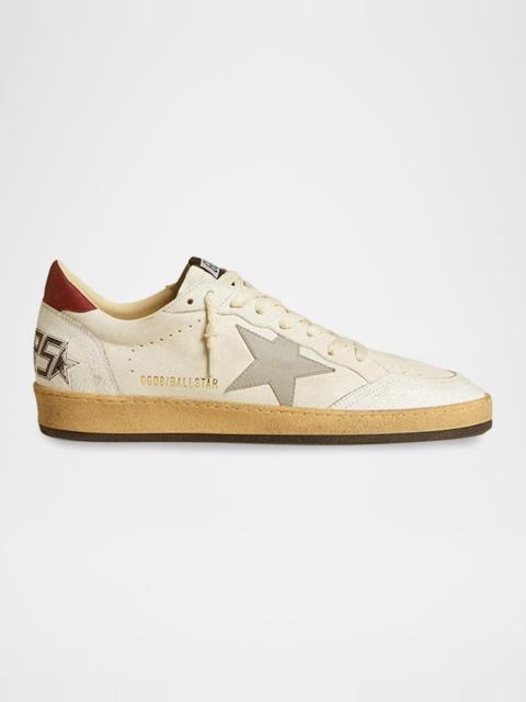Golden Goose Men's Ball Star Leather Low-Top Sneakers
