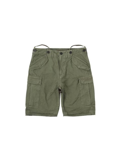 visvim EIGER SANCTION SHORTS HBT OLIVE