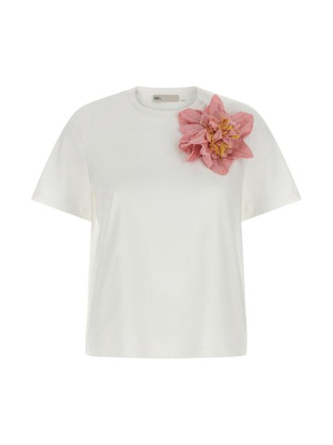 TORY BURCH 'Floral Applique' T-Shirt