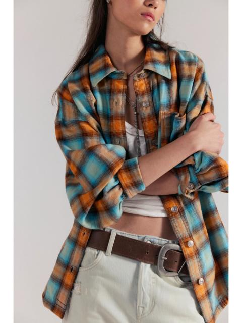 FREE PEOPLE We The Free Ashley Plaid Shirt