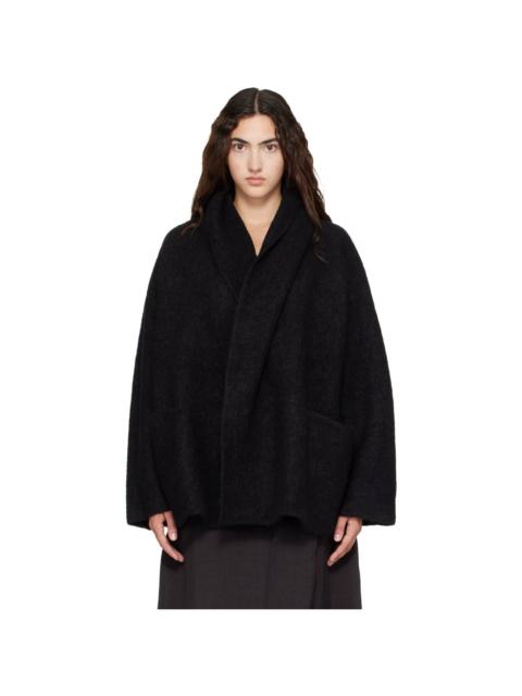 LAUREN MANOOGIAN Black Double Face Coat
