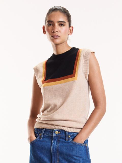 CYNTHIA ROWLEY Eastport Knit Vest