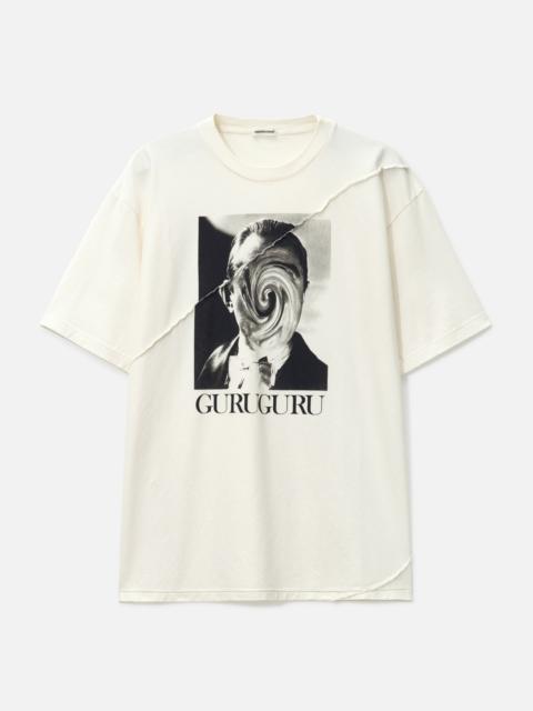 UNDERCOVER GURUGURU SWIRL FACE T-SHIRT