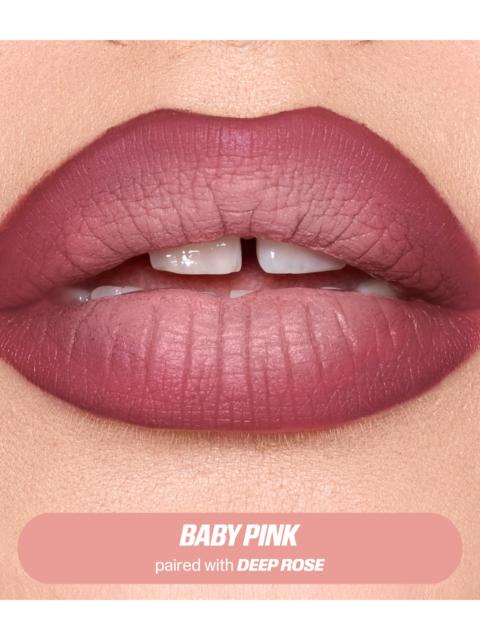 Huda Beauty Baby Pink Lip Duo​