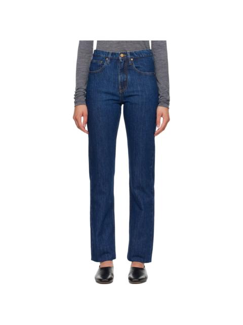 Jil Sander Navy Faded Jeans