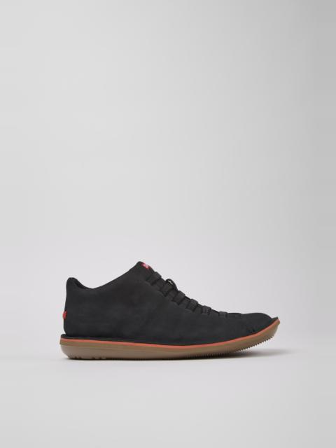CAMPER Beetle Gray Nubuck Ankle Boots for Men.