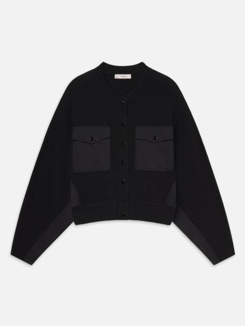 FRAME The Contrast Cashmere Cardi