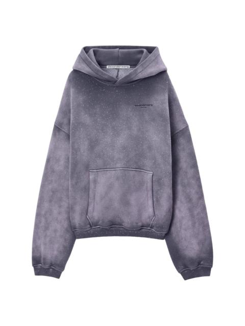 Alexander Wang rhinestone-embellished hoodie