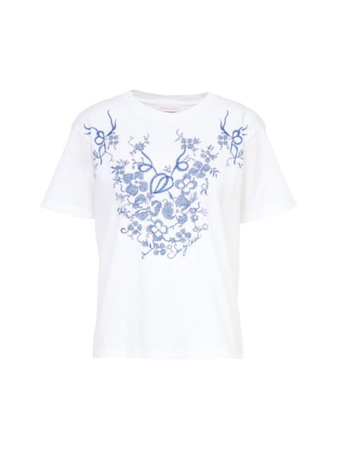 See by Chloé EMBROIDERED T-SHIRT