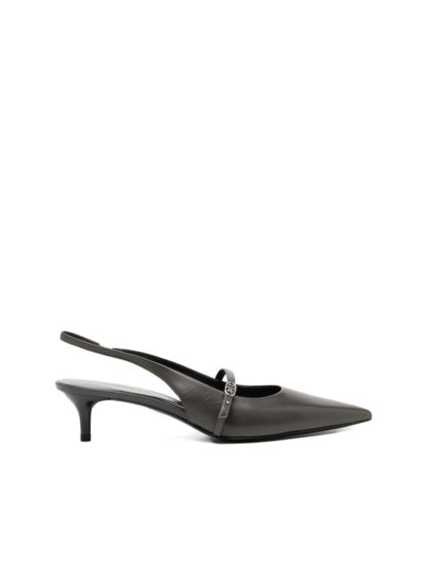TORY BURCH 45mm logo-buckle pumps