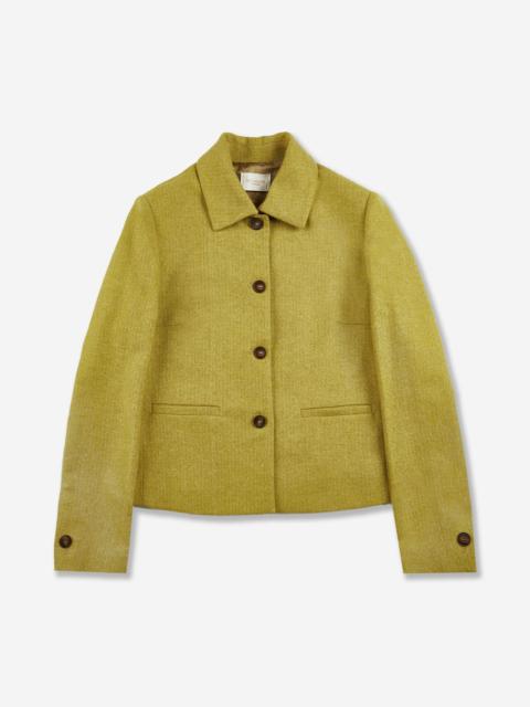 SLOWEAR Regular fit stretch flannel jacket