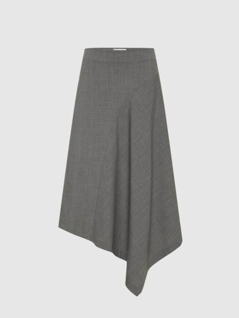 ST. AGNI Wool Asymm Skirt - Pumice