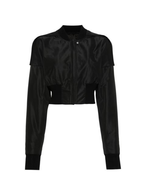 Rick Owens Collage cropped bomber jacket