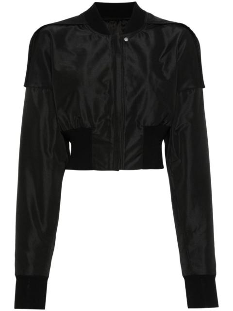 Rick Owens Collage cropped bomber jacket