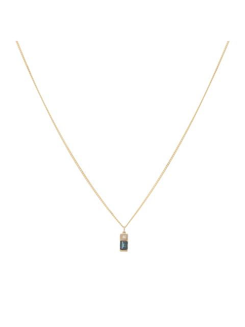 Miansai Miansai Everett London Blue Topaz Pendant Necklace