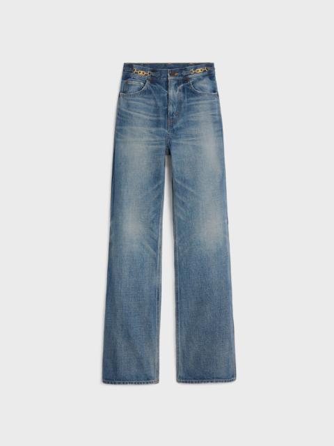 CELINE JANE FLARE JEANS IN DENIM UNION WASH