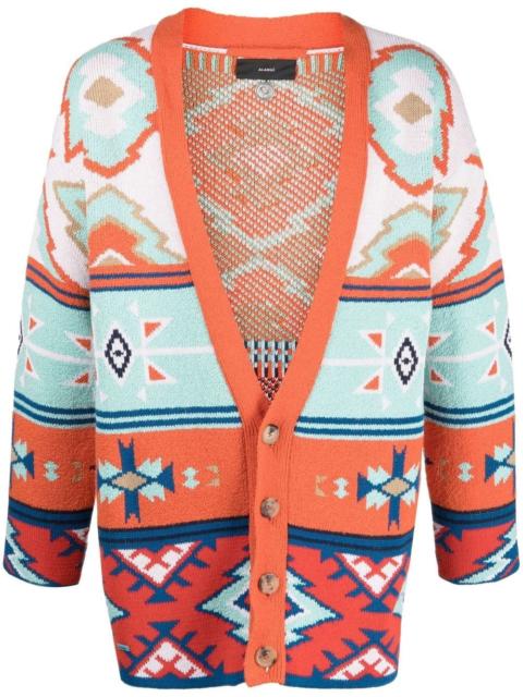 Alanui Desert Road jacquard cardigan