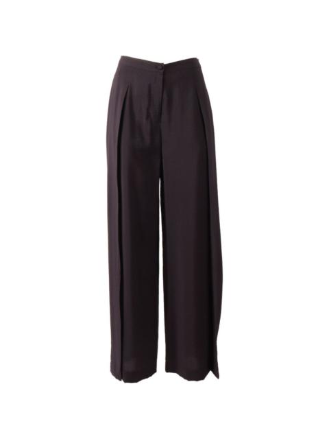 EMPORIO ARMANI wide-leg trousers