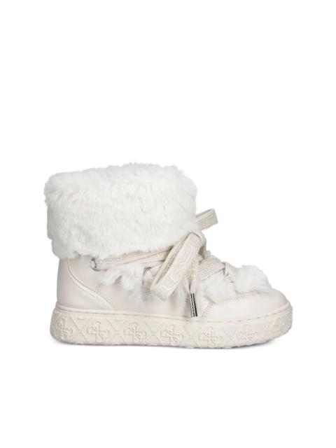 GUESS USA Unessa faux-fur tie boots