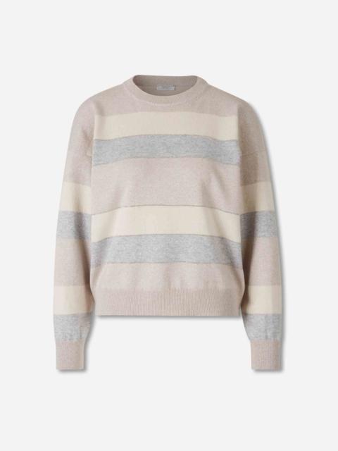 PESERICO STRIPED KNIT SWEATER