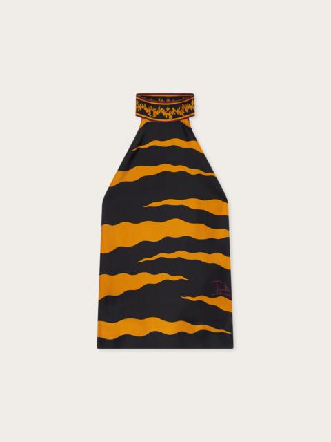PUCCI FIAMME PRINT HALTER TOP