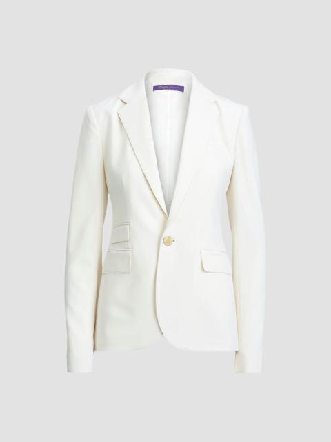 Ralph Lauren Women's Parker Stretch-Wool Jacket - Cream