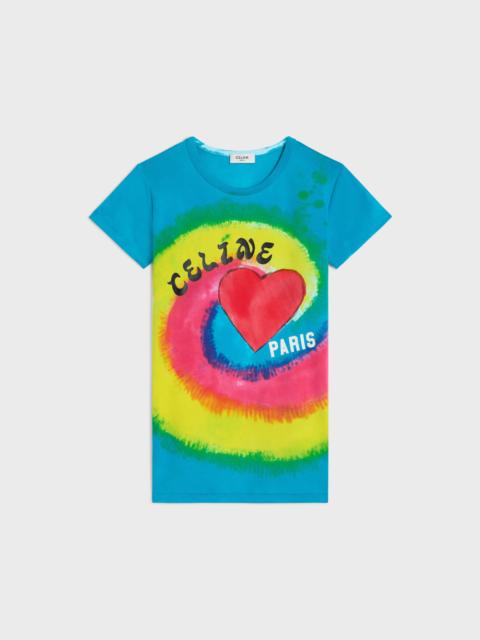 CELINE t-shirt IN ribbed cotton jersey