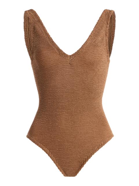 Hunza G Sadie One-Piece Swimsuit brown